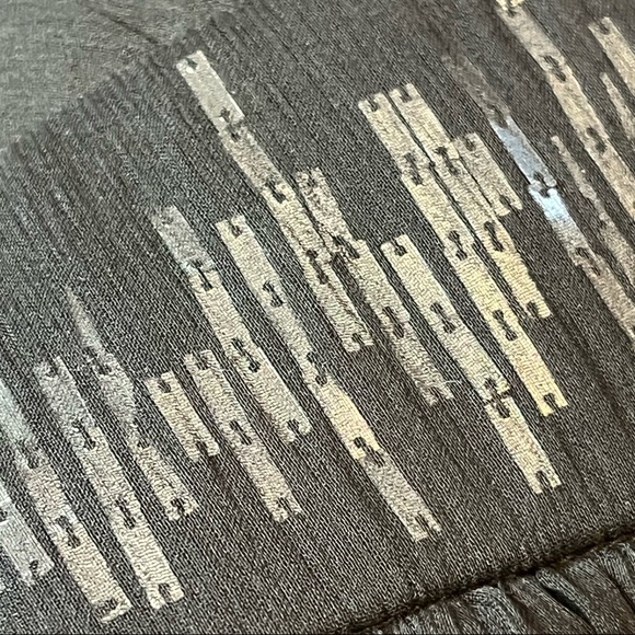 BCBGMaxAzria Black 100% Silk Bubble Skirt Cocktail Dress w/ Beaded Waist Sz 6 - Picture 15 of 17